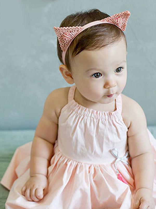 Adorable Cat Ear Pattern Spun Gold Headband - dianjiang-