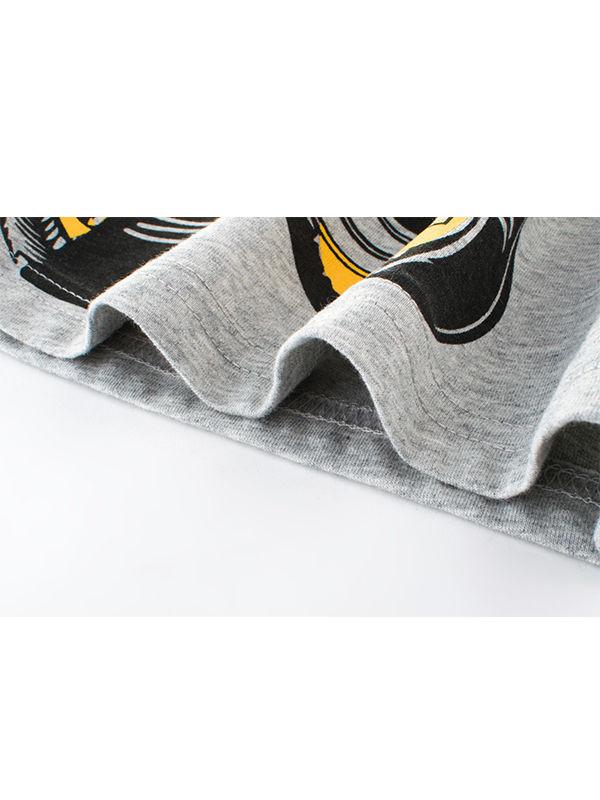 Cool Excavator Print Cotton Tee T-shirt Short-sleeve Top - dianjiang-