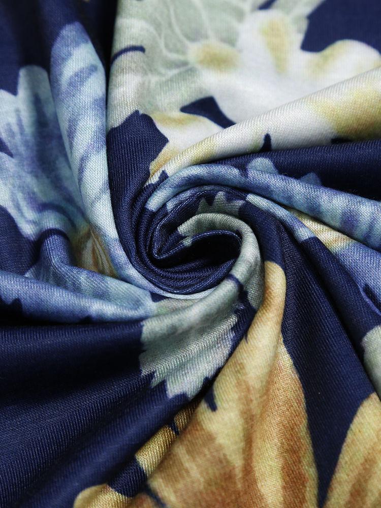 Mom and Me Summer Collection Patchwork Flower Sleeveless Casual Long Dress - dianjiang-