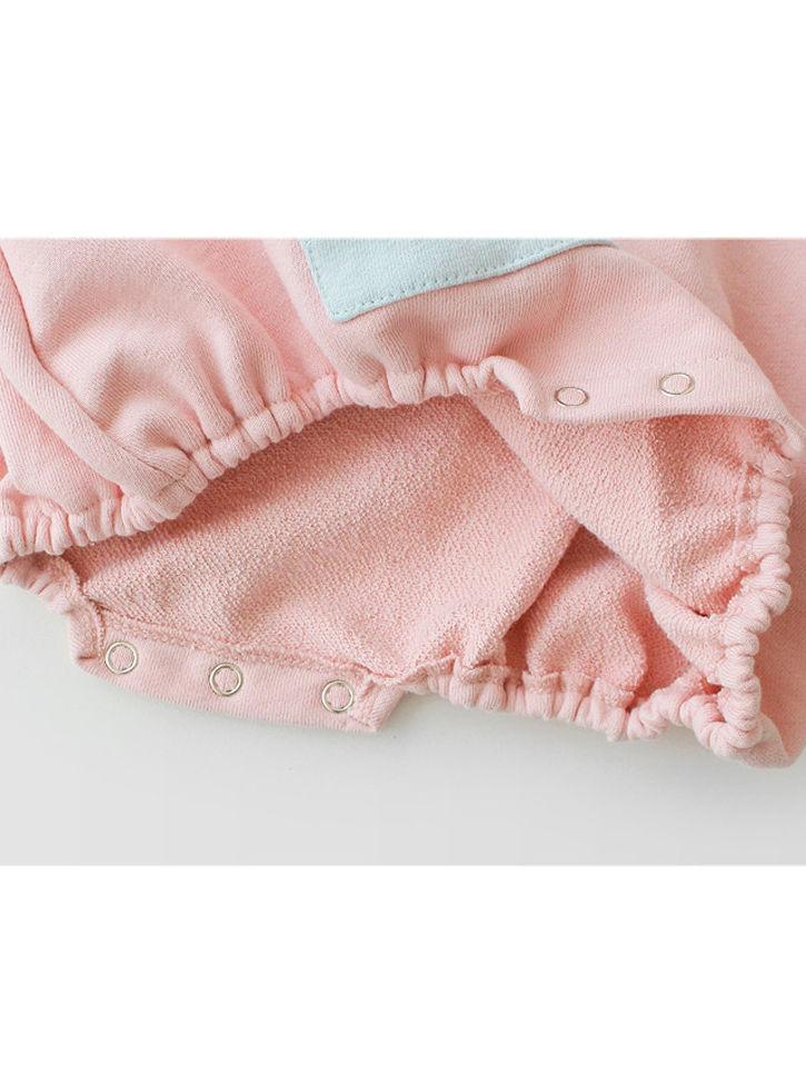 Adorable Elephant Pattern Hoodie Baby Onesie - dianjiang-