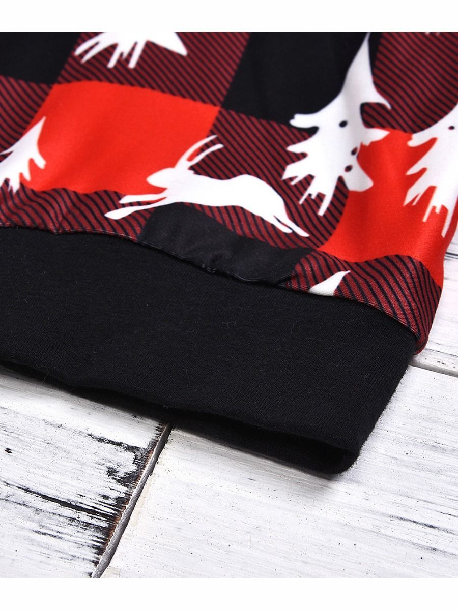 Winter Toddler Unisex Baby 2 Piece Christmas Tree Deer Print Outfit Hoodie and Pants - dianjiang-