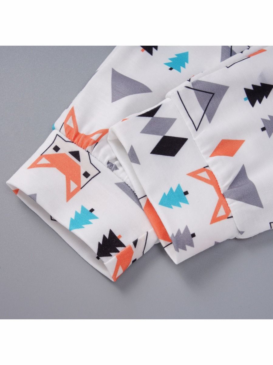 2-Piece Fox Set Cute Ear Baby Toddler Kids Hoodie & Pants - dianjiang-