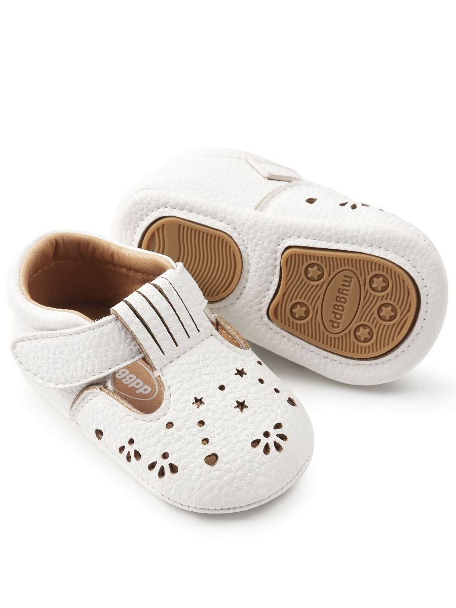 Trendy Infant Girl Walking Shoes Velcro Non-Slip Crib Shoes - dianjiang-