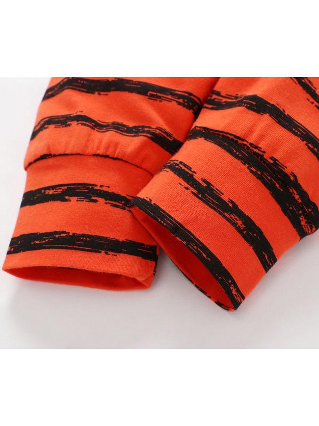 Baby Boy 3-Piece Halloween Set My First Bodysuit+Stripe Pants+Hat - dianjiang-