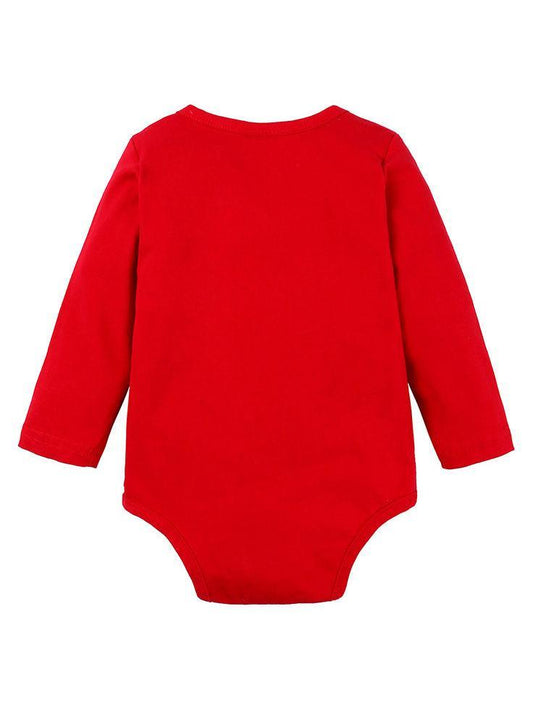 Baby Girl Christmas 2-Piece Outfits Romper & Mesh Patchwork Pants - dianjiang-