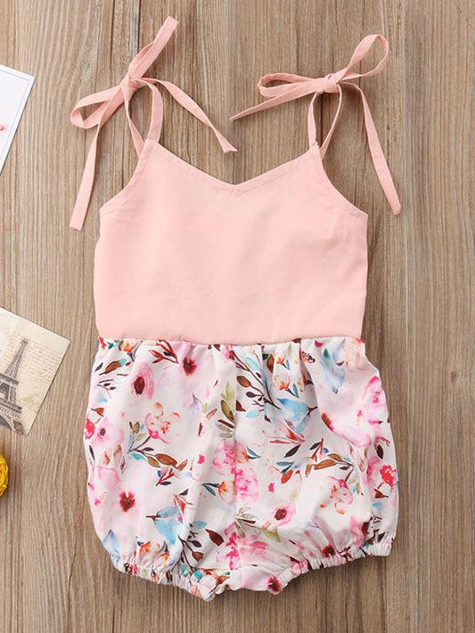 Braces Romper Jumpsuit Outfits for Summer Baby Girls - dianjiang-
