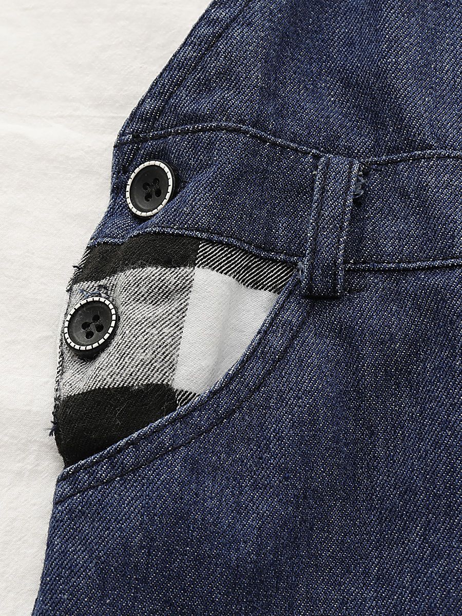 Fall Adorable Bear Bib Overalls For Baby Toddler Kids - dianjiang-