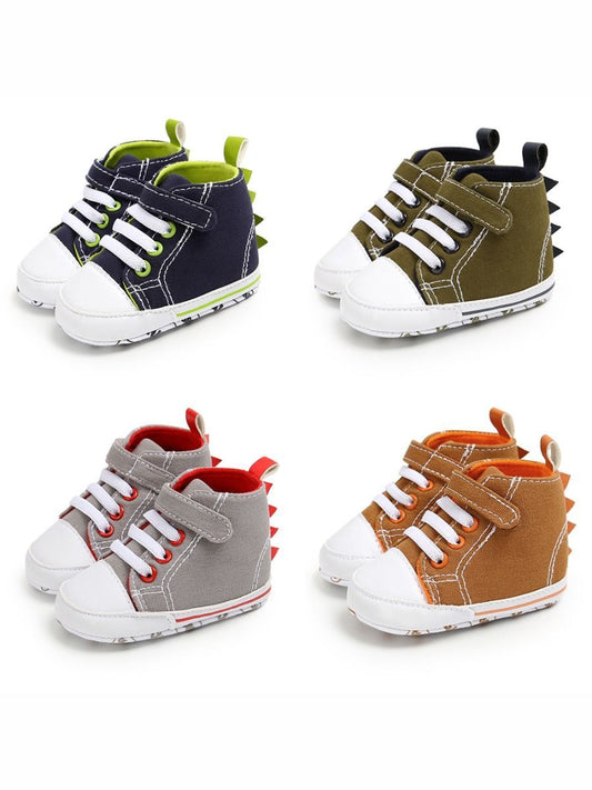 Fall Fashion Dinosaur Design Baby Boys Ankle Shoes - dianjiang-