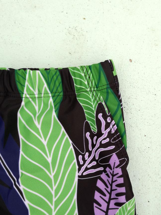 Family Matching Selva Leaf Print Swimming Suit Beach Wear - dianjiang-