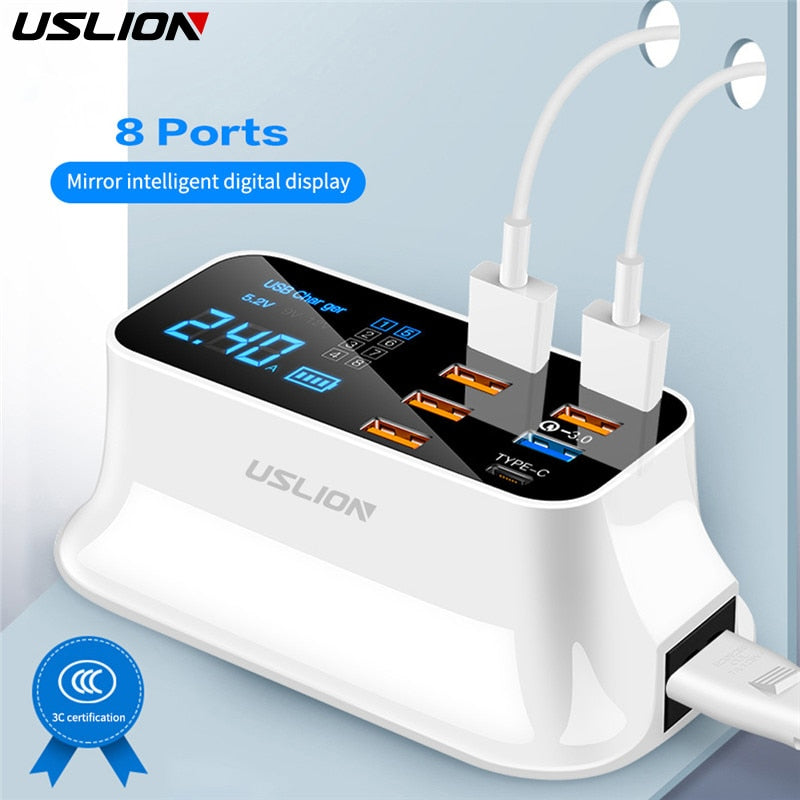 8 Ports 3.0 discount USB CHARGER STATION