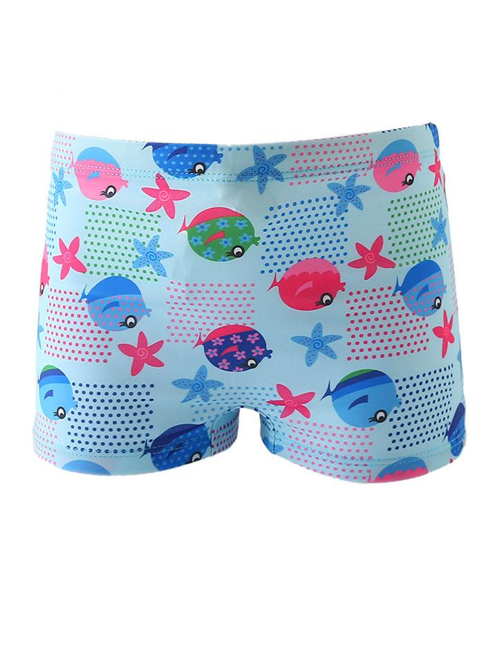 Little Boys Printed Swimming Trunks - dianjiang-