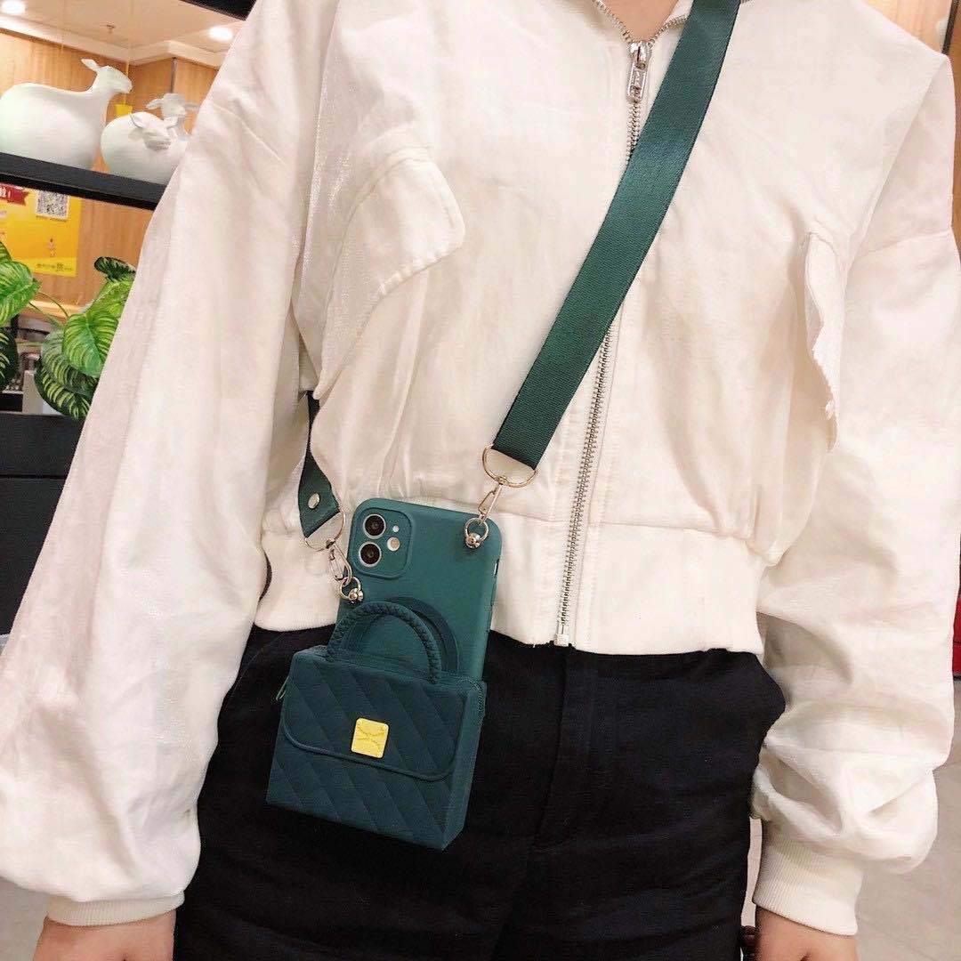 小銭入れiphone11 / 12promax携帯電話ケース13promaxメッセンジャー6s / 7pソフト8plusセットx / xsmax - dianjiang-