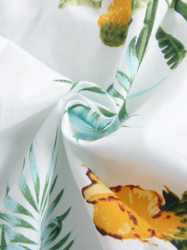 Stylish Infant Toddler Girl Pineapple Ruffle Romper Playsuit - dianjiang-