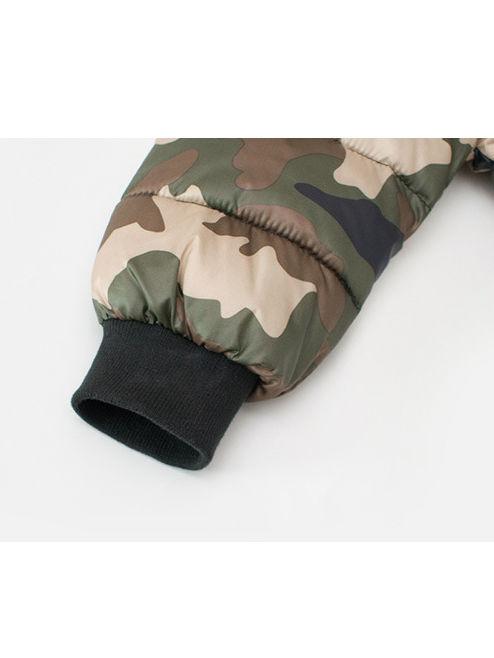Fall Toddler Baby Boys Padded Camo Hooded Jacket - dianjiang-