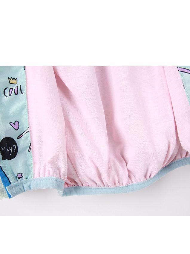 Unicorn Rainbow Dinosaur Cartoon Print Hooded Jacket - dianjiang-