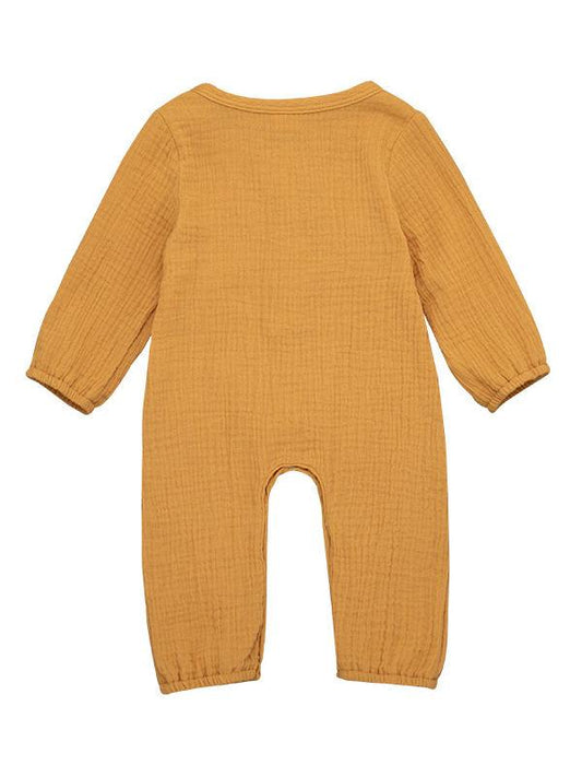 Unisex Infant Baby Muslin Overall - dianjiang-