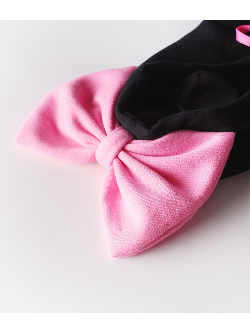 Winter Lovely Baby Big Bow Fleece-lined Hooded Onesie - dianjiang-