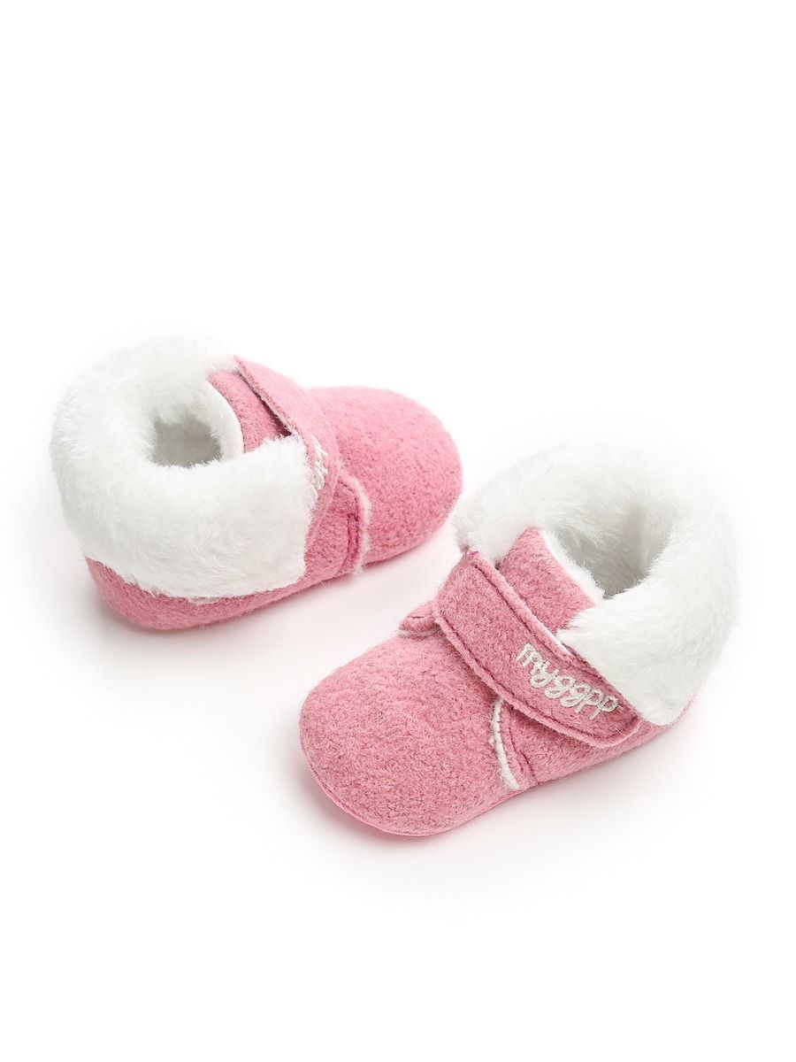 Winter Baby Fleece Lining Velcro Boots - dianjiang-