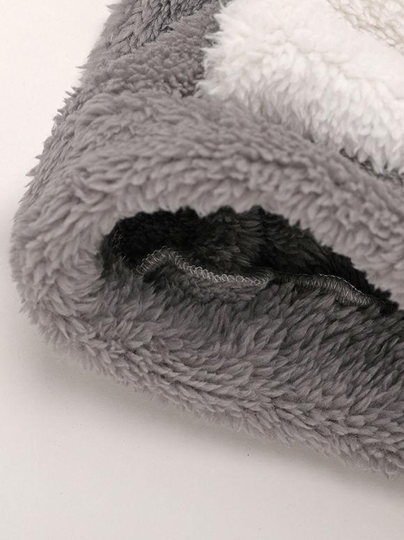 Winter Cute Infant Baby Panada Style Fleece-lining Hoodie 3-Color - dianjiang-