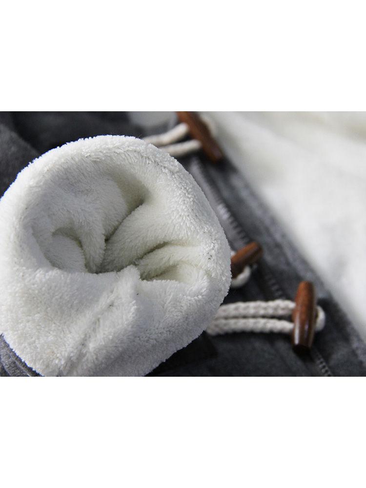 Winter Stylish Baby Toddler Boys Fleece Lining Hooded Coat - dianjiang-