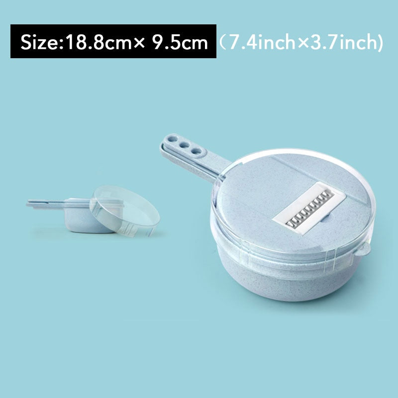 vegetable cutter multifunctional Mandoline Slicer Fruit Potato Peeler Carrot Grater Kitchen accessories basket vegetable slicer - dianjiang-