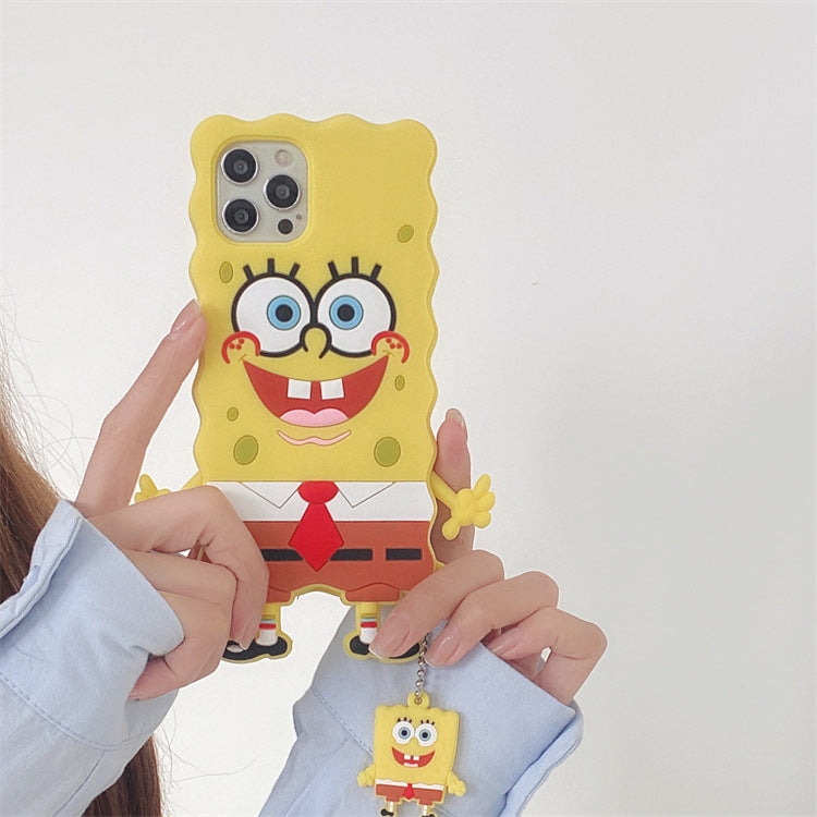 SpongeBobシリコーンステレオiPhoneケース - dianjiang-