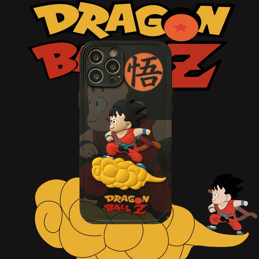 ドラゴンボールQバージョンTengyunWukongiPhone落下防止携帯電話ケース - dianjiang-