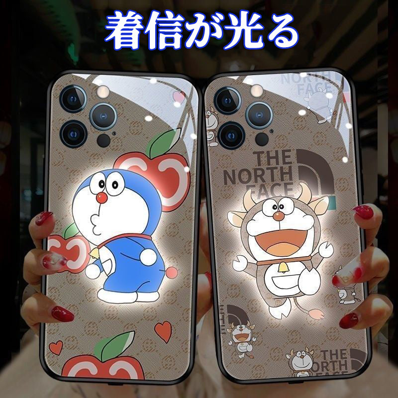 日欧協力タイドブランドドラえもんノースコール発光iphoneケース - dianjiang-