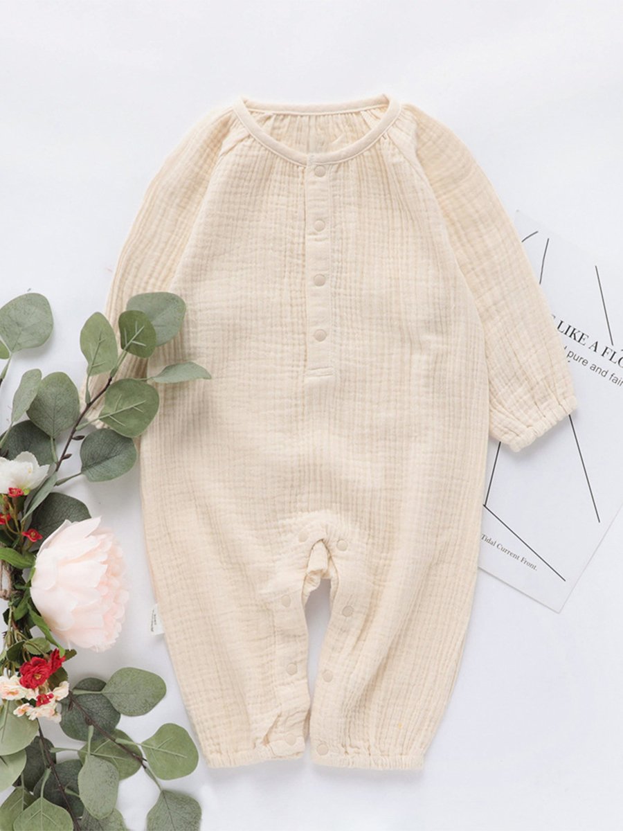 Baby Jumpsuit Full Open Soft Crawling Suit - dianjiang-