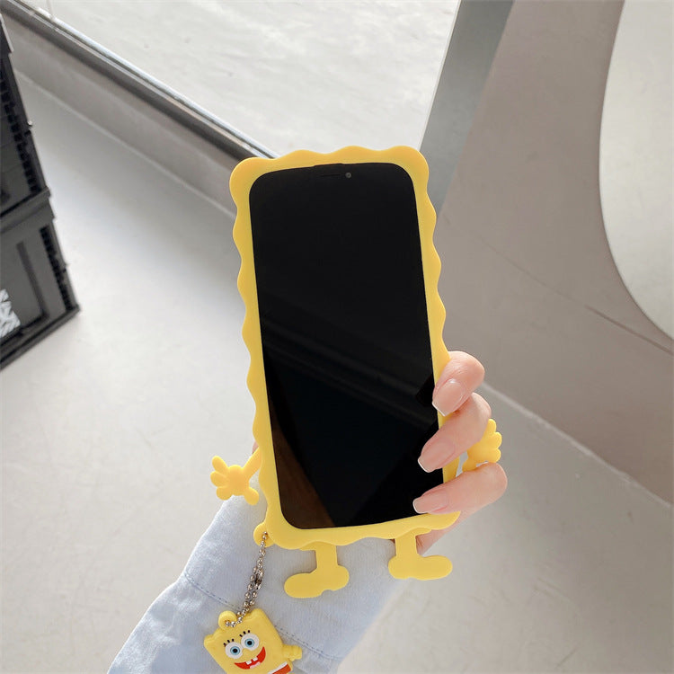 SpongeBobシリコーンステレオiPhoneケース - dianjiang-