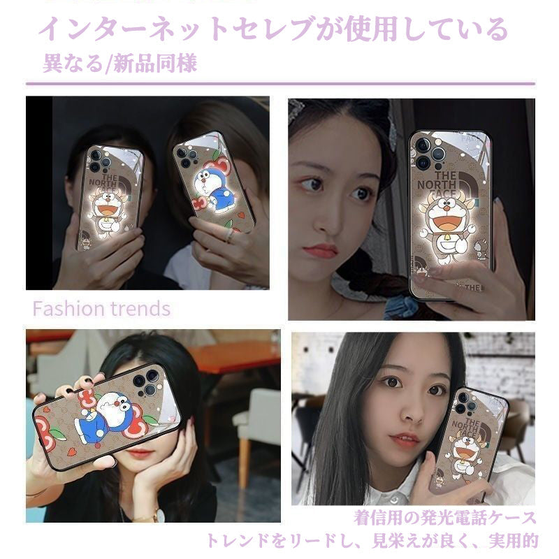 日欧協力タイドブランドドラえもんノースコール発光iphoneケース - dianjiang-