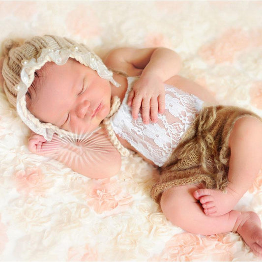 Newborn Photo Suit Mohair Lace Pants - dianjiang-