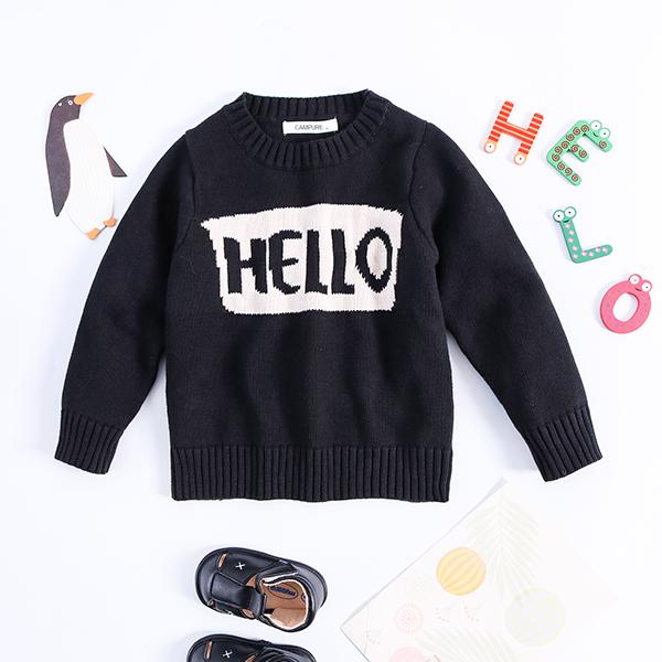 Knitted Pullover Top Babies Toddlers Boys Girls Mothers Sweater - dianjiang-