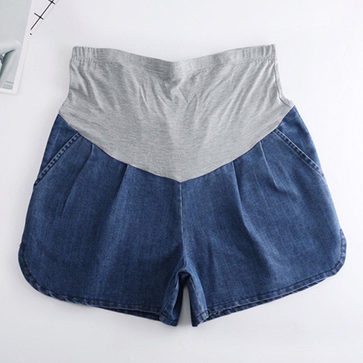 Wide-Leg Thin Belly Maternity Shorts - dianjiang-