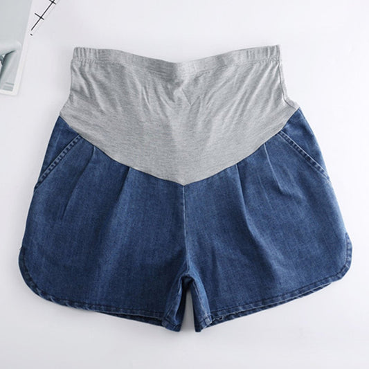 Wide-Leg Thin Belly Maternity Shorts - dianjiang-