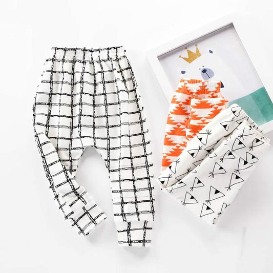 Infant Boys Girls Trouser Printed Casual Pants - dianjiang-