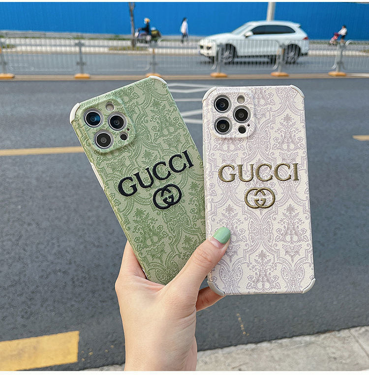 ヨーロッパとアメリカのビッグブランドのレトロな刺繡パターンiPhoneケースファッションアンチフォール - dianjiang-