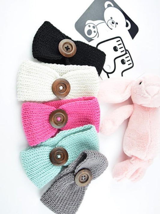 Pin Knitted Headband for Babies Toddlers Girls Boys - dianjiang-