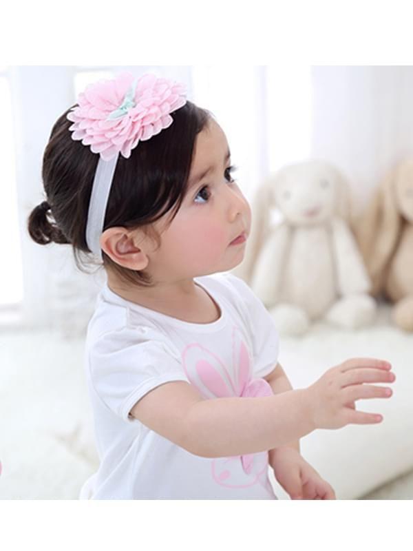 Big Flower Many Petals Headband Elastic Lace Head-wear - dianjiang-