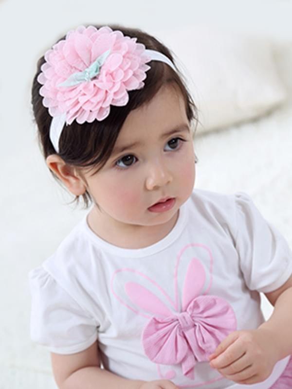 Big Flower Many Petals Headband Elastic Lace Head-wear - dianjiang-