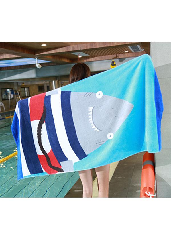 Cartoon Printed Bath Towel Thickened Formaldehyde-free Beach Towel For Babies Kids Adults - dianjiang-