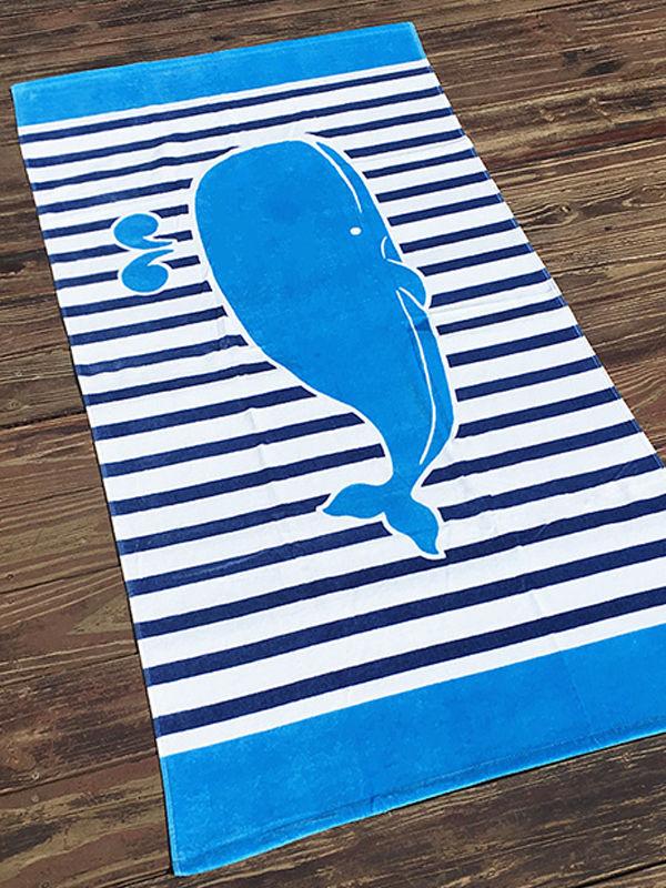 Cartoon Printed Bath Towel Thickened Formaldehyde-free Beach Towel For Babies Kids Adults - dianjiang-