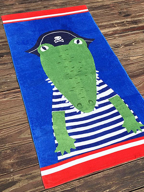 Cartoon Printed Bath Towel Thickened Formaldehyde-free Beach Towel For Babies Kids Adults - dianjiang-