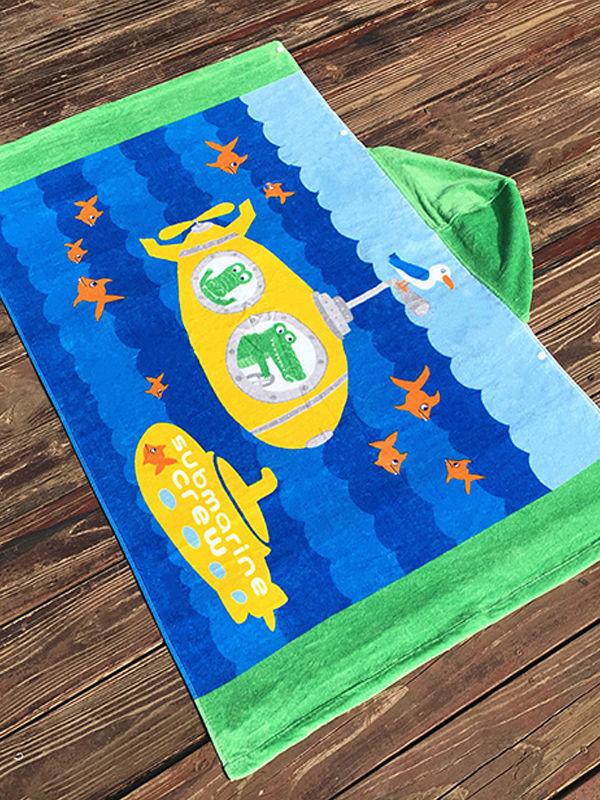 Wearable Thickened Hoodie Bath Towel Soft Hydrophil Formaldehyde-free Beach Towel - dianjiang-