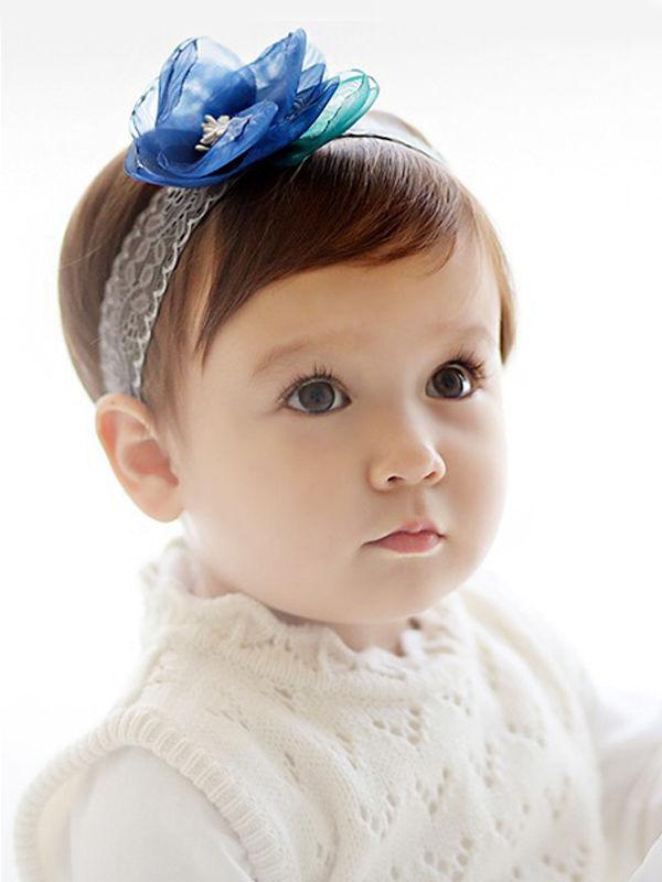 Popular Flower Hairband Elastic Hair Clasp For Baby Toddler Girls - dianjiang-