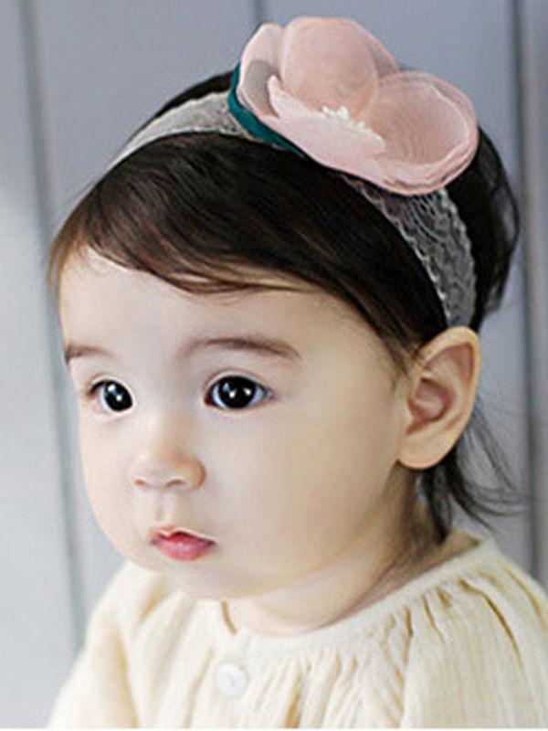 Popular Flower Hairband Elastic Hair Clasp For Baby Toddler Girls - dianjiang-