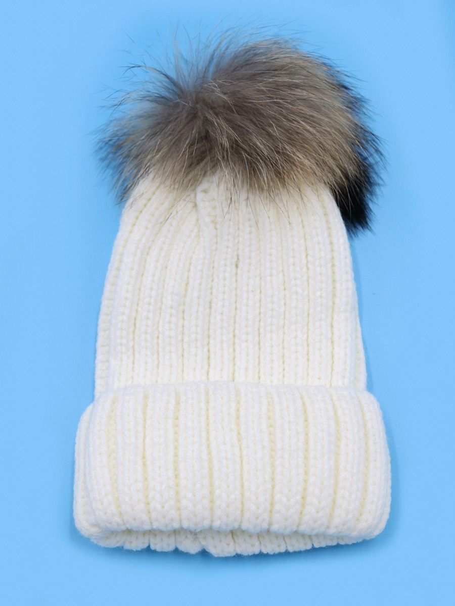 Knitted Hat Mommy And Me Thickened Thermal Woolen Hat - dianjiang-