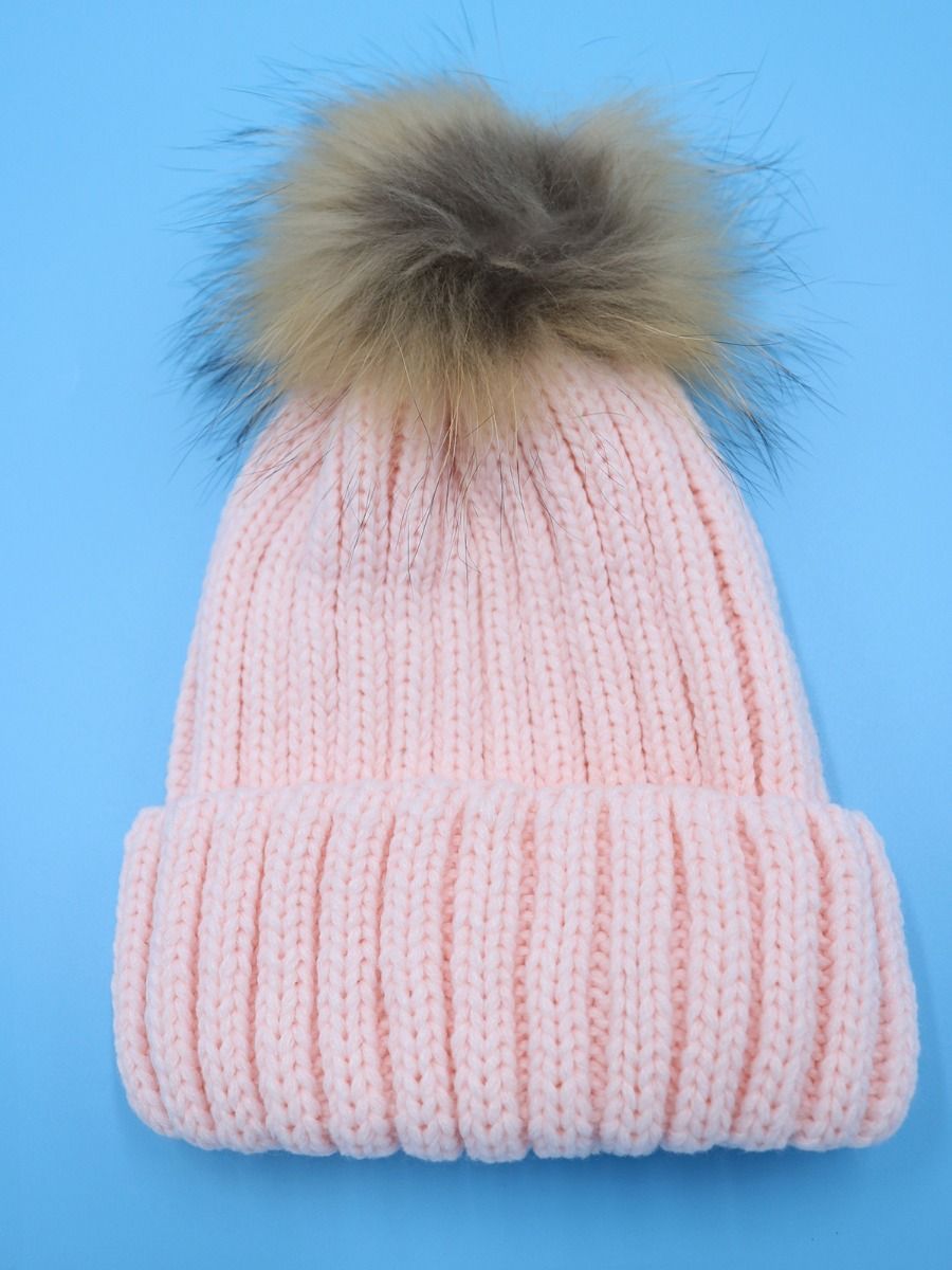 Knitted Hat Mommy And Me Thickened Thermal Woolen Hat - dianjiang-