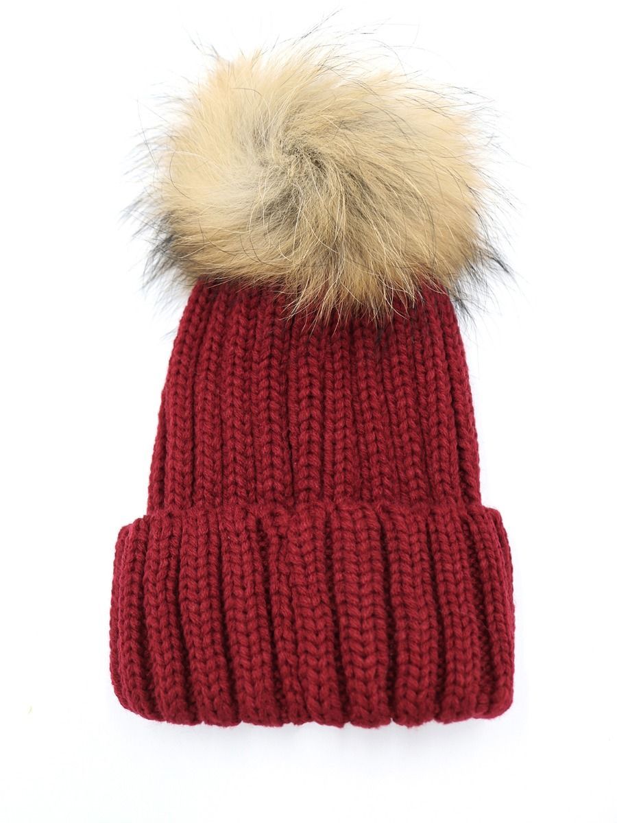 Knitted Hat Mommy And Me Thickened Thermal Woolen Hat - dianjiang-