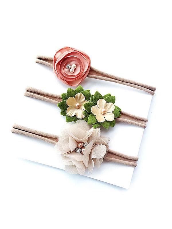 Flowers Hairband Nylon Hair Clasp Baby Kids Headband - dianjiang-